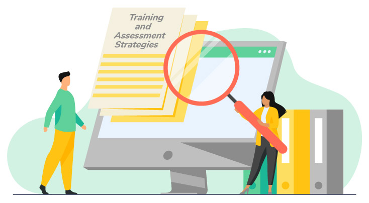 Checking information in Training and Assessment Strategy TAS
