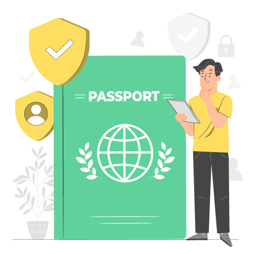 Passport for document verification service DVS